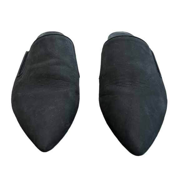 Jenni Kayne Oiled Leather Pointed Toe Flat Mules - Picture 2 of 6